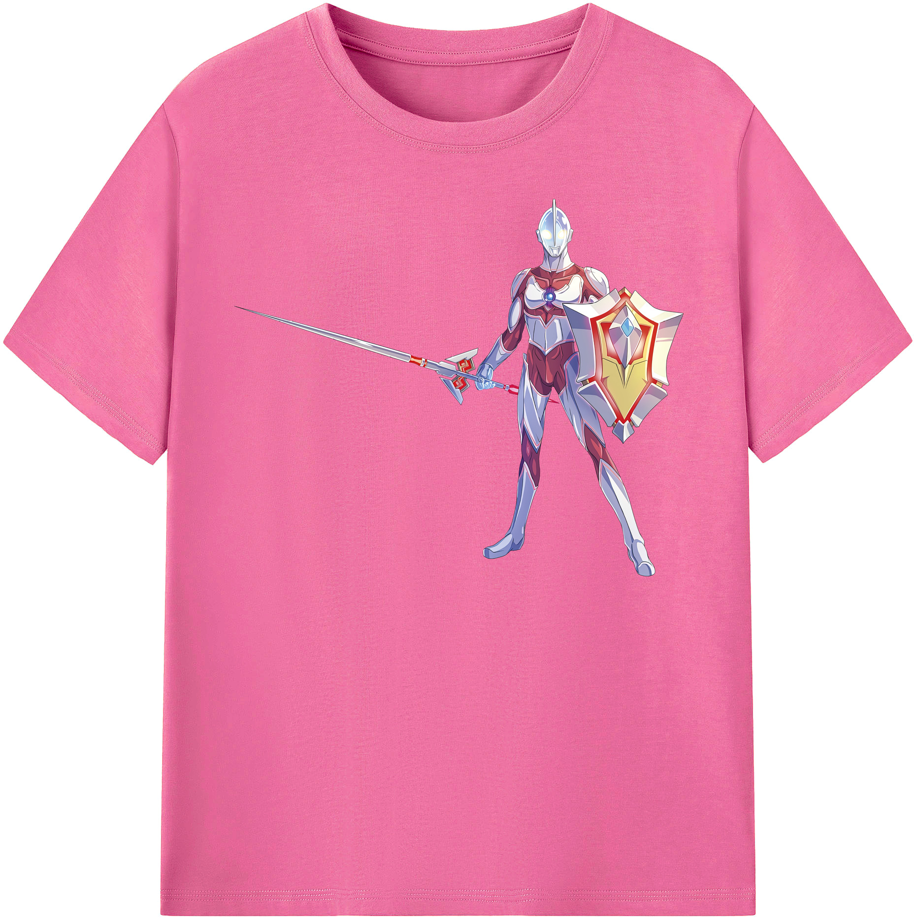 （画像用） ウルトラマン Ultraman レディースカジュアルプリントTシャツ（綿100％）